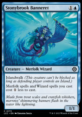 (173) Magic The Gathering Commander: The Lost Caverns of Ixalan Single: Stonybrook Banneret  Common