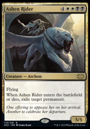 (173) Magic The Gathering Double Masters 2022 Single: Ashen Rider Holo Rare