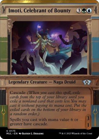 (173) Magic The Gathering Multiverse Legends Single: Imoti, Celebrant of Bounty (V.3) Holo Uncommon