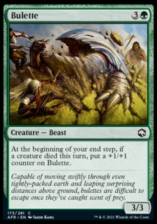 (173) Magic The Gathering Adventures in the Forgotten Realms Single: Bulette Holo Common
