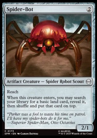 (173) Magic The Gathering Magic: The Gathering | Marvel's Spider-Man Single: Spider-Bot Holo Common