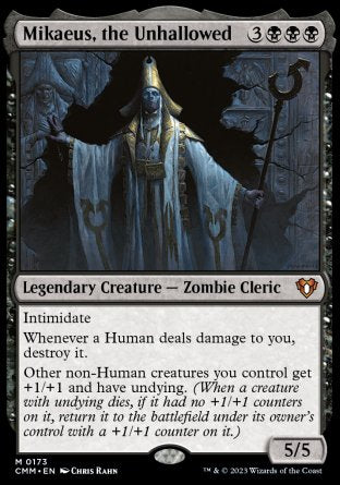 (173) Magic The Gathering Commander Masters Single: Mikaeus, the Unhallowed Holo Mythic