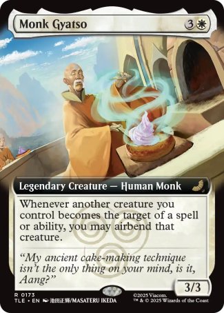 (173) Magic The Gathering Magic: The Gathering | Avatar: The Last Airbender: Eternal Single: Monk Gyatso (V.2)  Rare
