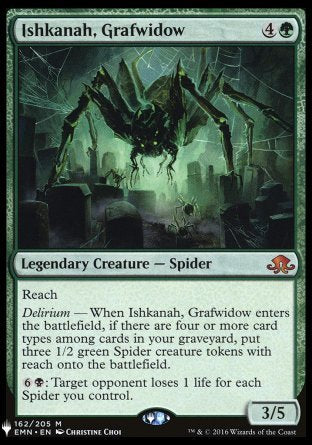 (162) Magic The Gathering The List Single: Ishkanah, Grafwidow  Mythic