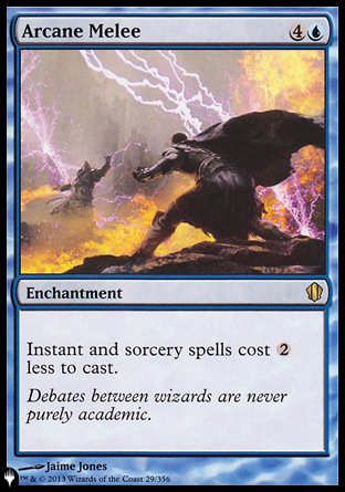 (029) Magic The Gathering The List Single: Arcane Melee  Rare