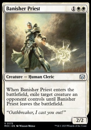 (173) Magic The Gathering Commander: March of the Machine Single: Banisher Priest  Uncommon