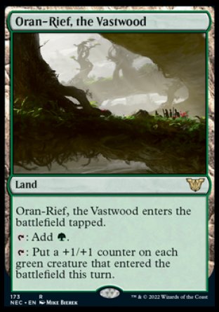 (173) Magic The Gathering Commander: Kamigawa: Neon Dynasty Single: Oran-Rief, the Vastwood  Rare