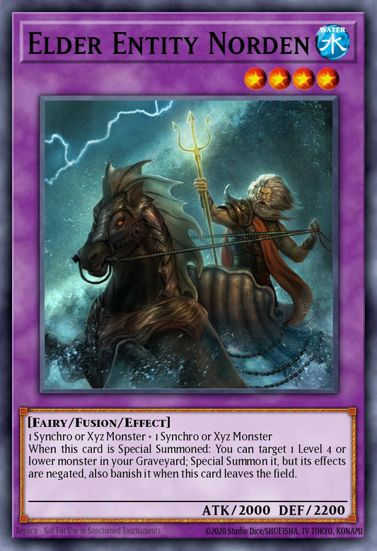 (226) YuGiOh TCG RA04: Quarter Century Stampede Single: Elder Entity Norden (V.1 - Platinum Secret Rare)  Platinum Secret Rare