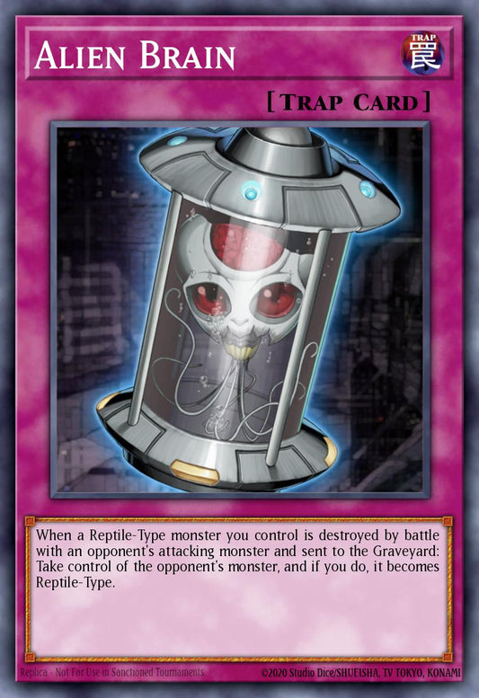 (075) YuGiOh TCG ABPF: Absolute Powerforce Single: Alien Brain  Common