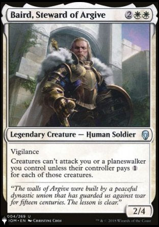 (004) Magic The Gathering The List Single: Baird, Steward of Argive  Uncommon