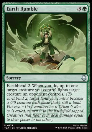 (174) Magic The Gathering Magic: The Gathering | Avatar: The Last Airbender Single: Earth Rumble  Uncommon