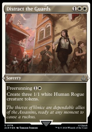 (174) Magic The Gathering Universes Beyond: Assassin's Creed: Extras Single: Distract the Guards  Uncommon
