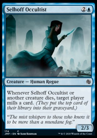 (174) Magic The Gathering Jumpstart Single: Selhoff Occultist  Common