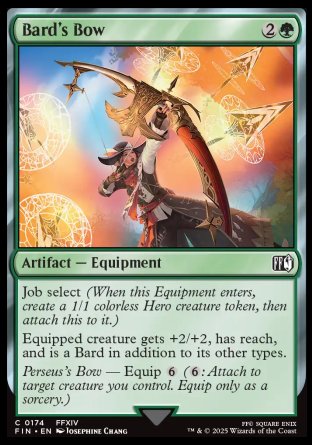 (174) Magic The Gathering Magic: The Gathering - FINAL FANTASY Single: Bard's Bow Holo Common