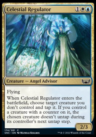 (174) Magic The Gathering Streets of New Capenna Single: Celestial Regulator  Common