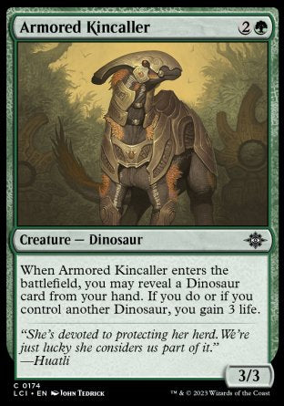 (174) Magic The Gathering The Lost Caverns of Ixalan Single: Armored Kincaller Holo Common