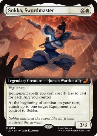 (174) Magic The Gathering Magic: The Gathering | Avatar: The Last Airbender: Eternal Single: Sokka, Swordmaster (V.2) Holo Mythic