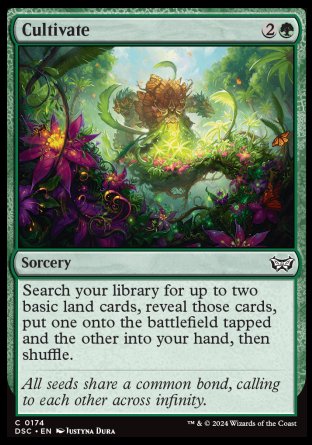 (174) Magic The Gathering Commander: Duskmourn: House of Horror Single: Cultivate  Common