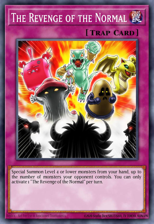 (214) YuGiOh TCG MP19: 2019 Gold Sarcophagus Tin Mega Pack Single: The Revenge of the Normal  Common