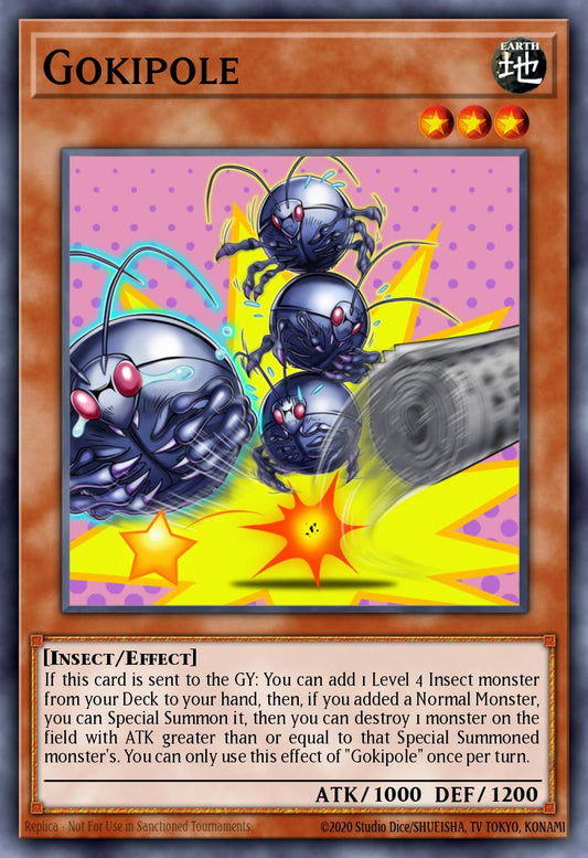 (176) YuGiOh TCG MP19: 2019 Gold Sarcophagus Tin Mega Pack Single: Gokipole  Common