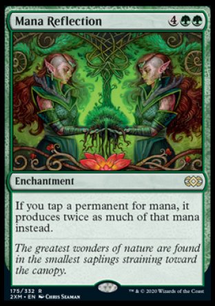 (175/332) Magic The Gathering Double Masters Single: Mana Reflection  Rare