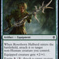 (175/269) Magic The Gathering Throne of Eldraine Single: Rosethorn Halberd Holo Common