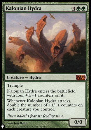 (181) Magic The Gathering The List Single: Kalonian Hydra  Mythic