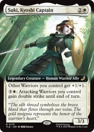 (175) Magic The Gathering Magic: The Gathering | Avatar: The Last Airbender: Eternal Single: Suki, Kyoshi Captain (V.2) Holo Rare