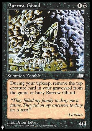 (000) Magic The Gathering The List Single: Barrow Ghoul  Common