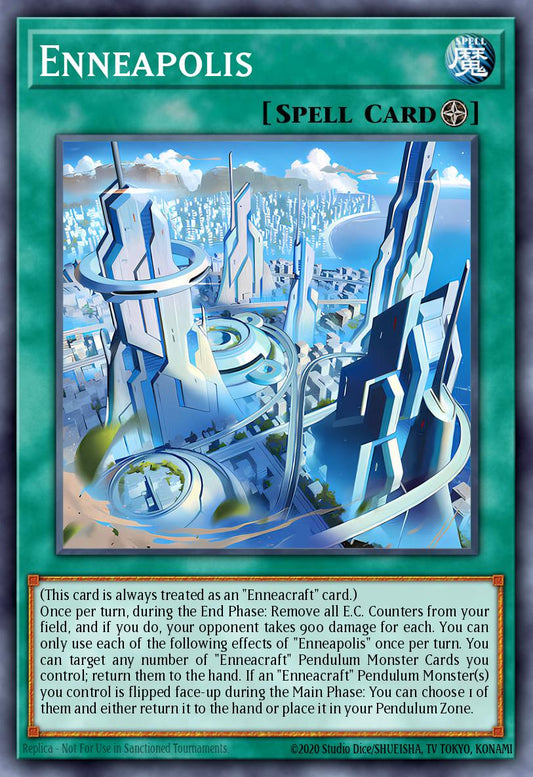 (024) YuGiOh TCG PHRE: Phantom Revenge Single: Enneapolis  Super Rare