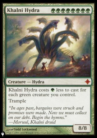 (192) Magic The Gathering The List Single: Khalni Hydra  Mythic