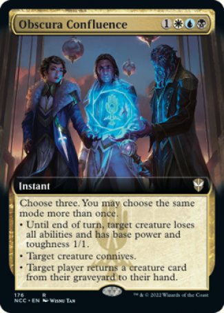 (176) Magic The Gathering Commander: Streets of New Capenna: Extras Single: Obscura Confluence  Rare