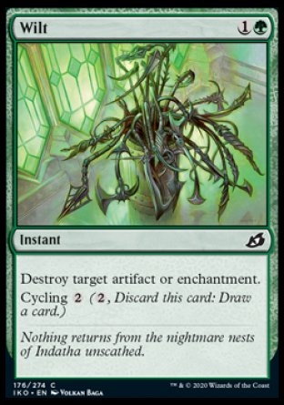 (176/274) Magic The Gathering Ikoria: Lair of Behemoths Single: Wilt Holo Common