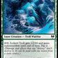 (176/285) Magic The Gathering Kaldheim Single: Icehide Troll Holo Common