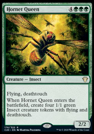 (176/322) Magic The Gathering Commander: Ikoria Single: Hornet Queen  Rare