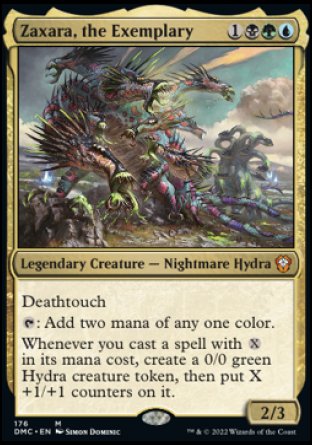 (176) Magic The Gathering Commander: Dominaria United Single: Zaxara, the Exemplary  Mythic