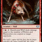 (176) Magic The Gathering Innistrad: Crimson Vow Single: Runebound Wolf  Uncommon