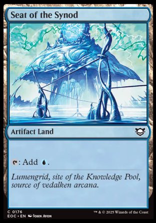 (176) Magic The Gathering Commander: Edge of Eternities Single: Seat of the Synod  Common