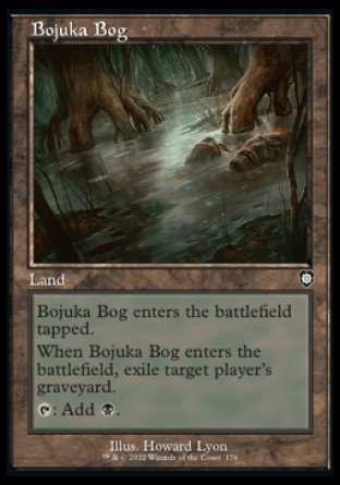 (176) Magic The Gathering Commander: The Brothers' War Single: Bojuka Bog  Common