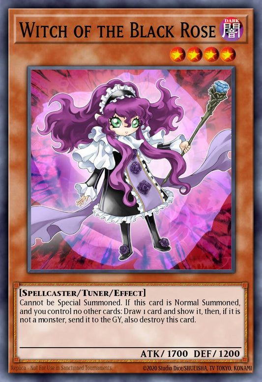 (012) YuGiOh TCG ABPF: Absolute Powerforce Single: Witch of the Black Rose (V.1 - Ultra Rare)  Ultra Rare