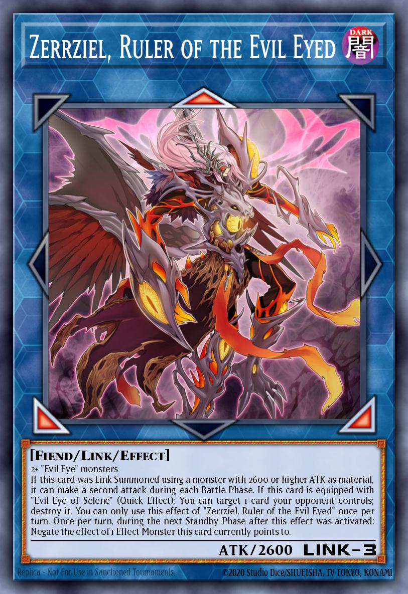 (236) YuGiOh TCG MP20: 2020 Tin of Lost Memories Mega Pack Single: Zerrziel, Ruler of the Evil Eyed  Super Rare