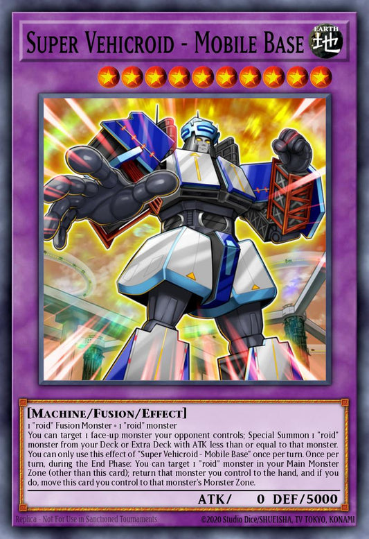 (030) YuGiOh TCG LEDU: Legendary Duelists Single: Super Vehicroid - Mobile Base  Super Rare