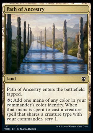(177) Magic The Gathering Commander: Innistrad: Crimson Vow Single: Path of Ancestry  Common