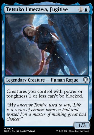 (177) Magic The Gathering Commander: Bloomburrow Single: Tetsuko Umezawa, Fugitive  Uncommon