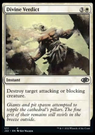 (177) Magic The Gathering Jumpstart 2022 Single: Divine Verdict  Common