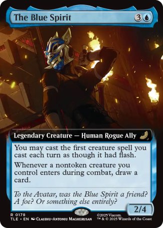 (178) Magic The Gathering Magic: The Gathering | Avatar: The Last Airbender: Eternal Single: The Blue Spirit (V.2)  Rare