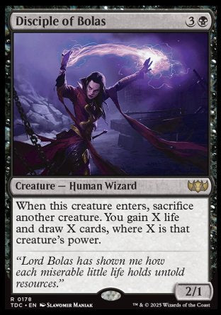 (178) Magic The Gathering Commander: Tarkir: Dragonstorm Single: Disciple of Bolas  Rare