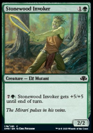 (178) Magic The Gathering Dominaria Remastered Single: Stonewood Invoker  Common