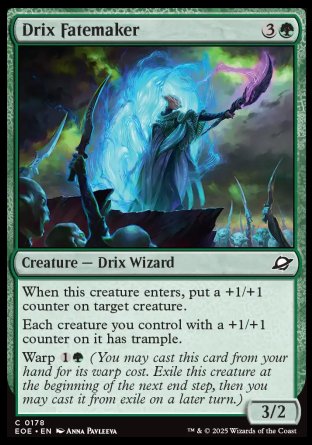 (178) Magic The Gathering Edge of Eternities Single: Drix Fatemaker  Common