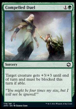 (178) Magic The Gathering Adventures in the Forgotten Realms Single: Compelled Duel  Common